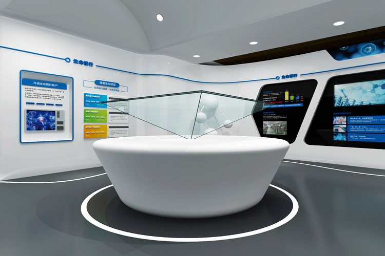 新疆佳音醫(yī)院干細(xì)胞庫品牌形象展廳設(shè)計
