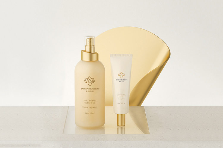 素顏皇后標志設計,素顏皇后品牌形象設計,素顏皇后包裝設計,素顏皇后商標設計