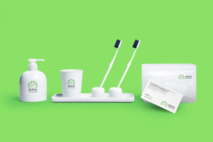 值得美品牌形象設計,值得美VI設計,值得美標志設計,值得美商標設計