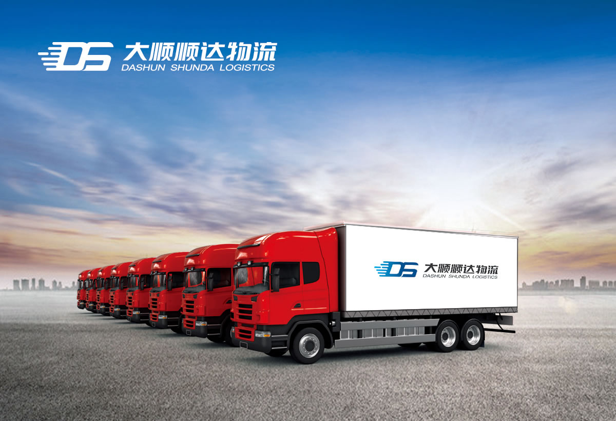 大順物流品牌形象設計，大順物流標志設計，大順物流畫冊設計