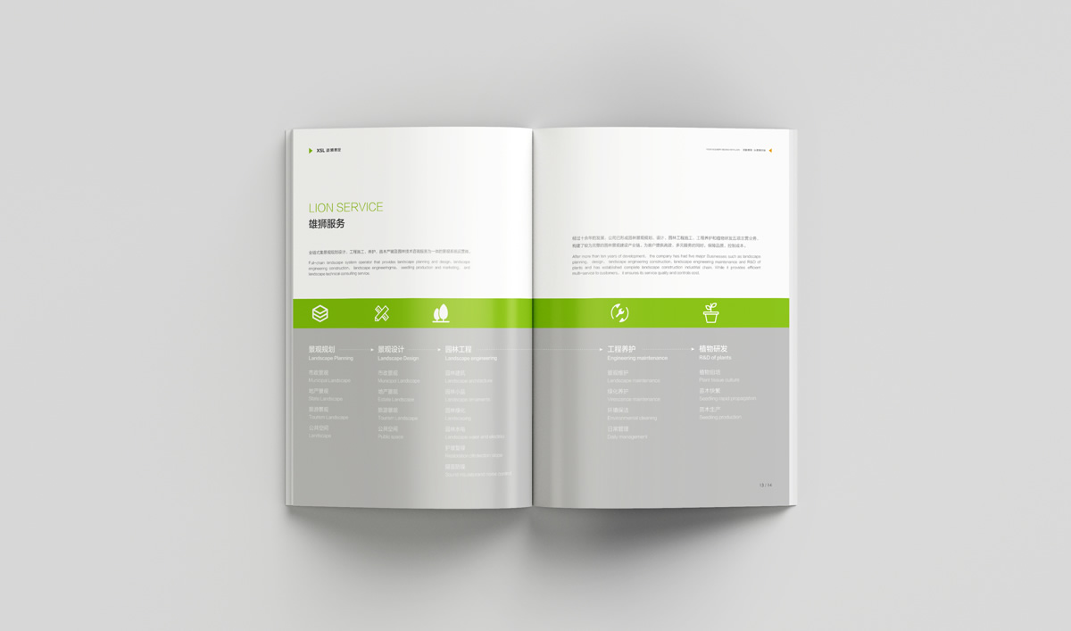 雄獅景觀畫冊設(shè)計,雄獅景觀標志設(shè)計,雄獅景觀品牌形象設(shè)計,雄獅景觀LOGO設(shè)計